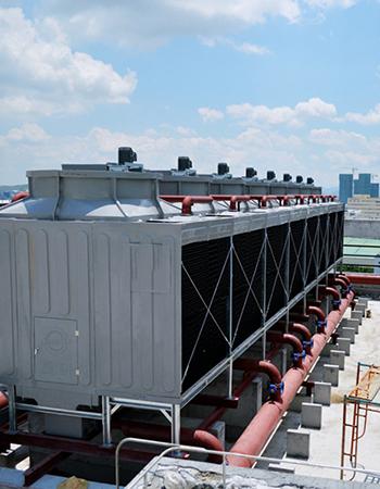 أبراج تبريد HVAC لمحطات المترو والمطار